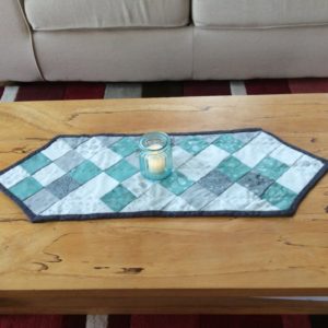 duck egg table runner