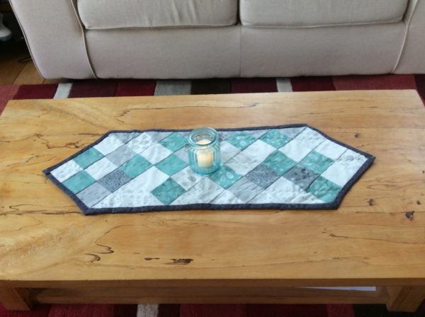 duck egg table runner