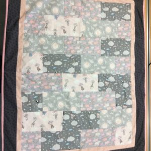 elephant pattern baby quilt