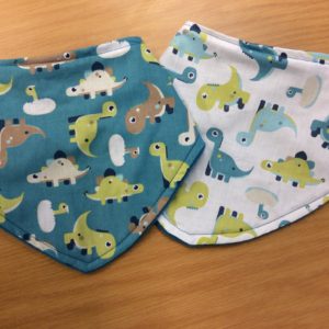 dinosaur bib set